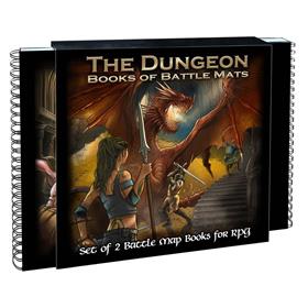 The Dungeon Books of Battle Mats (2 books)