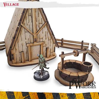 MDF Terrain Scenery The Village