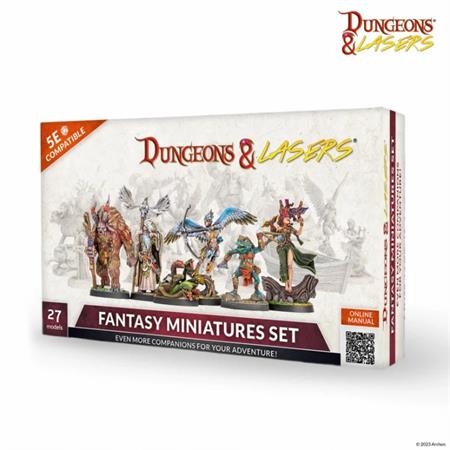 Dungeons & Lasers - Fantasy Miniatures Set