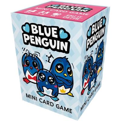 Mini Card Game - Blue Penguin