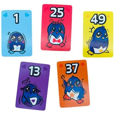 Mini Card Game - Blue Penguin