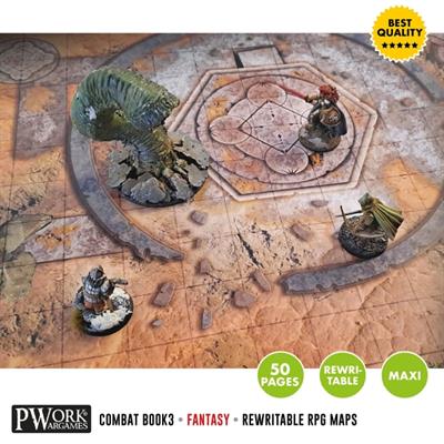 Combat Book 3 - RPG Re-writable Maps