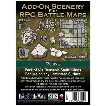 Add On Scenery for RPG Maps Ruins