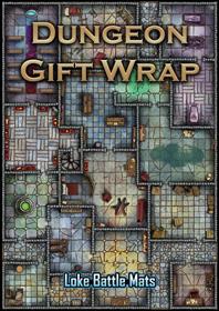 Dungeon gift wrap (pack of 6 sheets with tags)