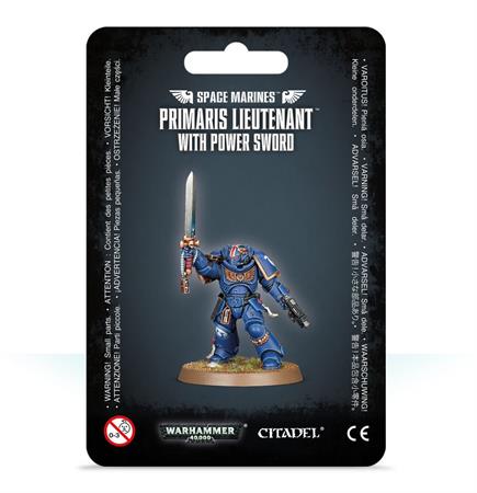 S/m Primaris Lieutenant With Power Sword