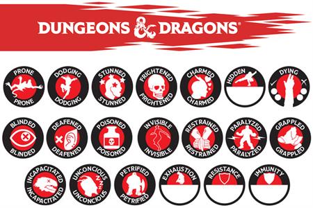D&d Characters Token Set - DUNGEONS & DRAGONS 5a EDIZIONE - Fantamagus  Giochi da Tavolo - Giochi di Ruolo - Miniature - Gadgets - Carte  Collezionabili