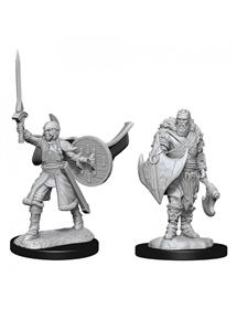 Mtg Unpainted Miniature Human Berserkers