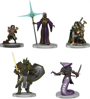 Magic The Gathering pre-painted Miniatures Adventures in the Forgotten Realms Adventuring Party